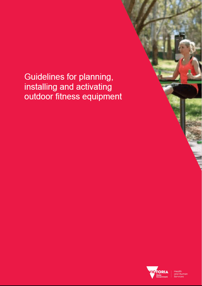 The front cover of the guidelines for planning an outdoor gyhm