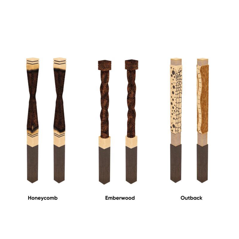 Hand carved touchwood Totem