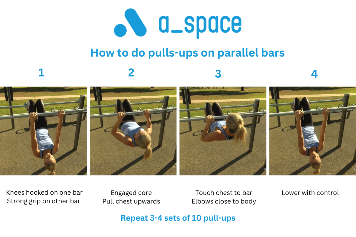 Pull-Ups on Parallel Bars