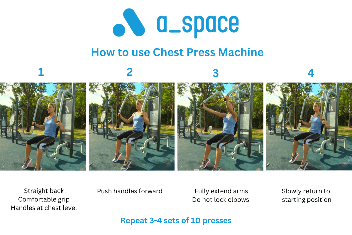 How to use Chest Press machine