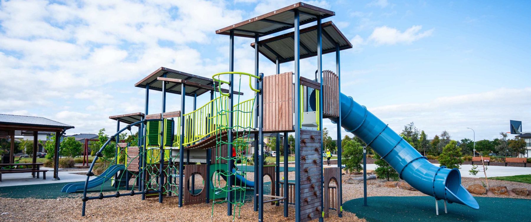 Colourful playground