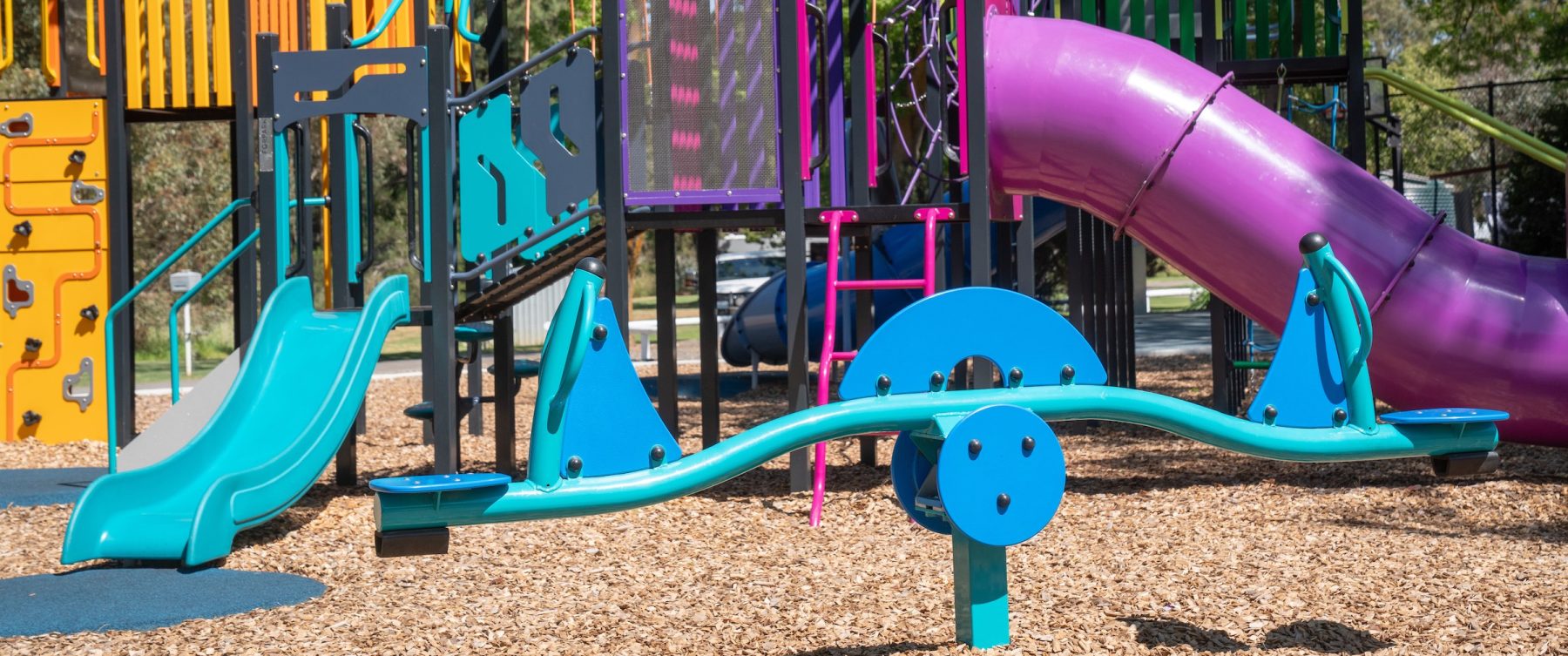 Big4 Barossa Nurioopta playground with seesaw