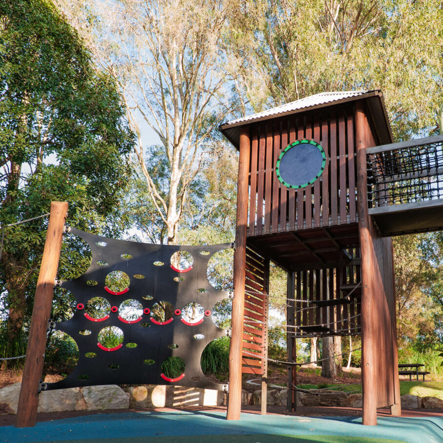 playground climbing wall
